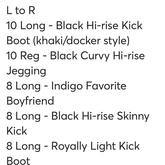 American Eagle Outfitters Women's Jeans Lot of 6 - Picture 2 of 2